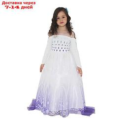 Карнавальный костюм "Элиза (белое пышное платье)", рост 146