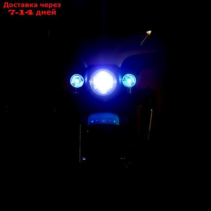 Электромотоцикл "Трайк", 2-х местный, 2 мотора, цвет черно-белый - фото 10 - id-p215606673