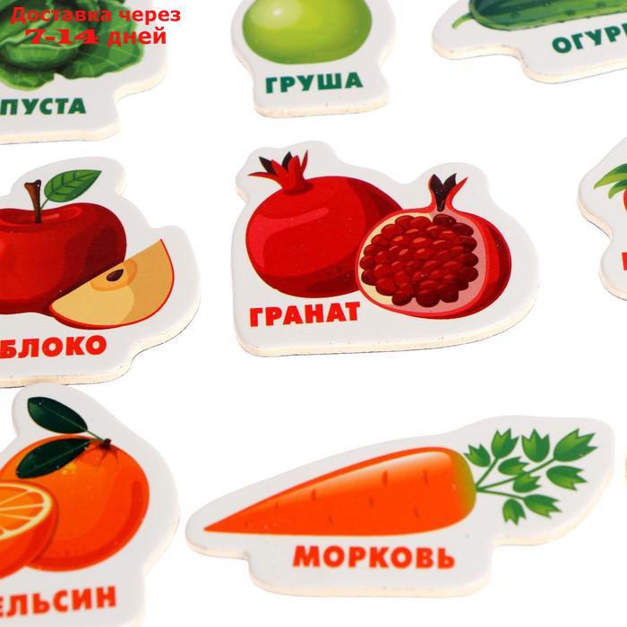 Развивающие магниты "Изучаем цвета и овощи - фрукты" (набор 25 шт) - фото 5 - id-p215606721