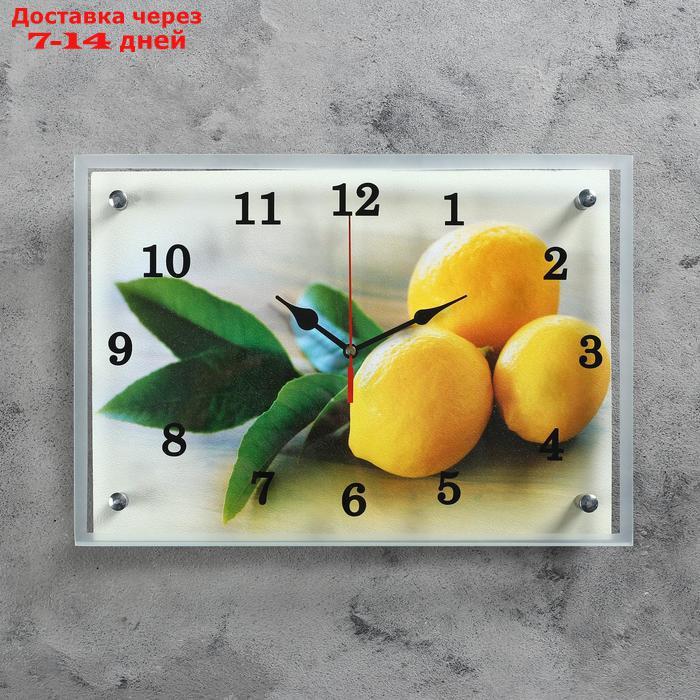 Часы настенные, серия: Кухня, "Лимонный аромат", 25х35 см, микс - фото 1 - id-p215605542