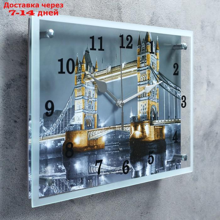 Часы настенные, серия: Город, "Тауэрский Мост", 25х35 см, микс - фото 2 - id-p215605545