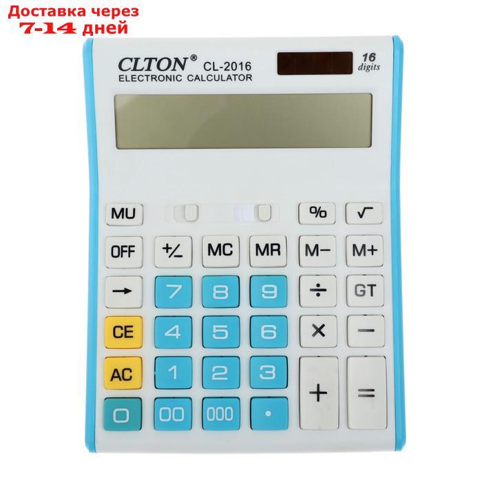 Калькулятор настольный, 16-разрядный, CL-2016, двойное питание - фото 4 - id-p215604498