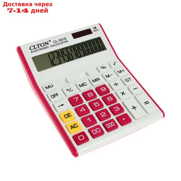 Калькулятор настольный, 16-разрядный, CL-2016, двойное питание - фото 10 - id-p215604498