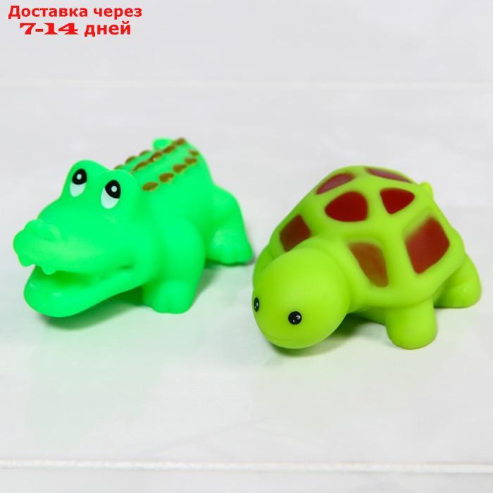 Набор резиновых игрушек для игры в ванной "Милые крохи", 12 шт. - фото 4 - id-p216013577