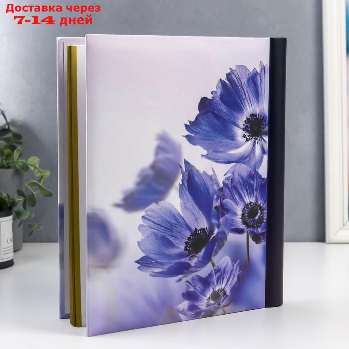 Фотоальбом 30 магнитных листов (60стр) "Голубые цветы" 23х28 см - фото 2 - id-p216142790
