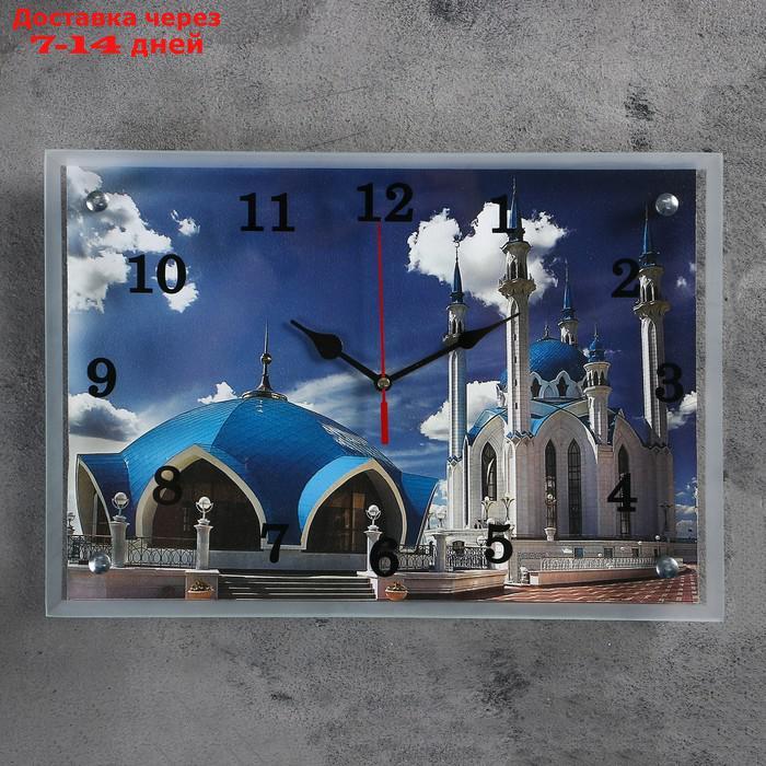 Часы настенные прямоугольные "Мечеть", 25х35 см - фото 1 - id-p215605949