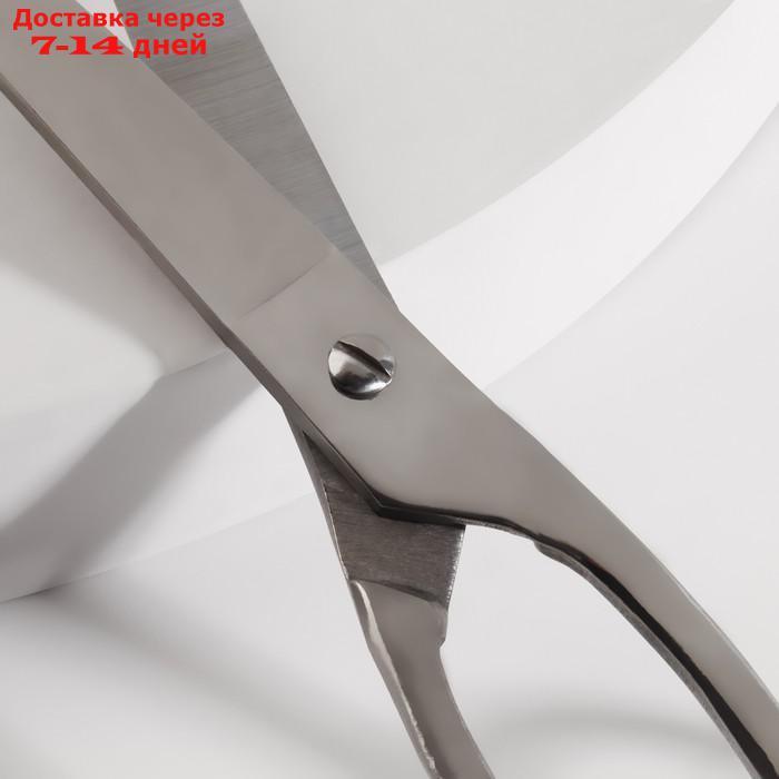 Ножницы закройные, 8", 20,5 см, цвет серебристый - фото 2 - id-p215605969