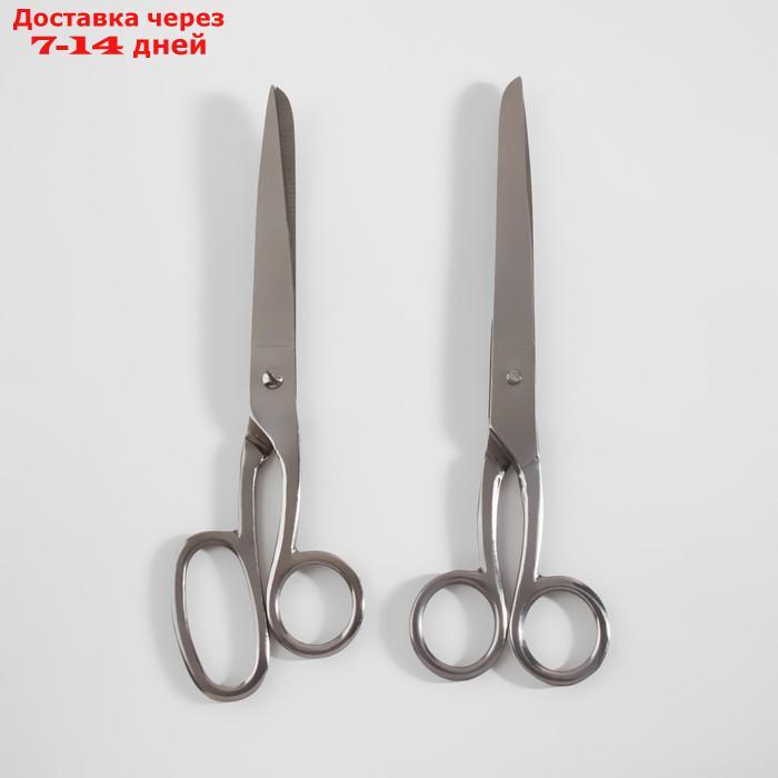 Ножницы закройные, 8", 20,5 см, цвет серебристый - фото 6 - id-p215605969