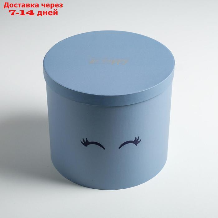Набор шляпных коробок для цветов 5 в 1 "Глазки", 14 × 13 см - 22 × 19,5 см - фото 5 - id-p216016069