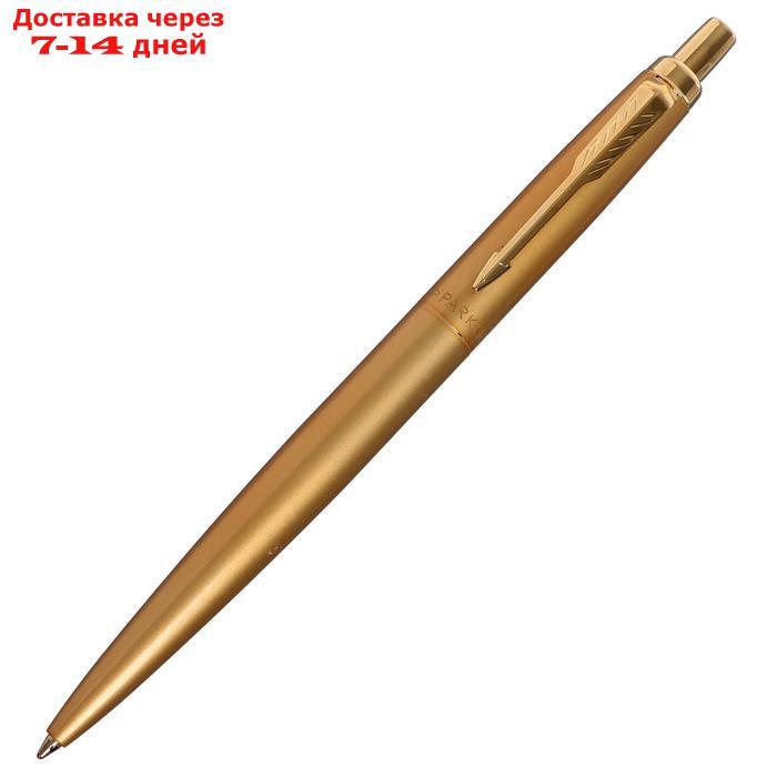 Ручка шариковая Parker Jotter Monochrome XL SE20 Gold GT М 1.0 мм, корпус из нержавеющей стали, синие чернила - фото 3 - id-p216016140