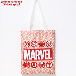 Сумка текстильная "MARVEL", 31*1*40,5см, отдел без молнии, без подклада , эко