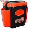 Ящик зимний Helios FishBox 10 л, односекционный, цвет оранжевый, фото 4