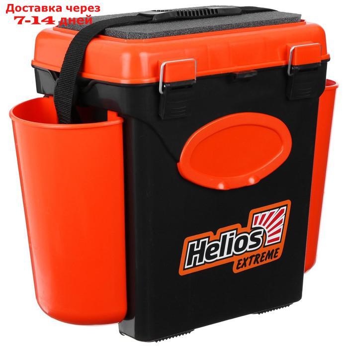 Ящик зимний Helios FishBox 10 л, односекционный, цвет оранжевый - фото 4 - id-p215606056