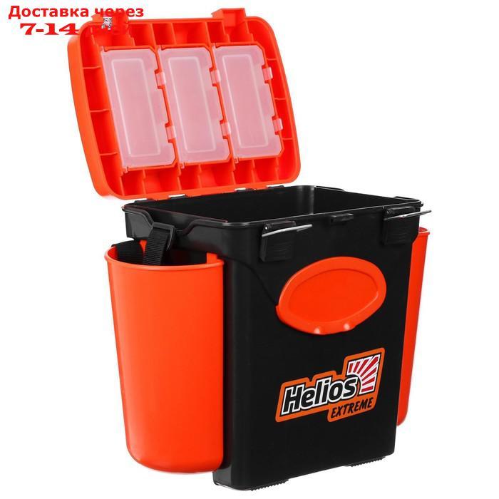 Ящик зимний Helios FishBox 10 л, односекционный, цвет оранжевый - фото 5 - id-p215606056