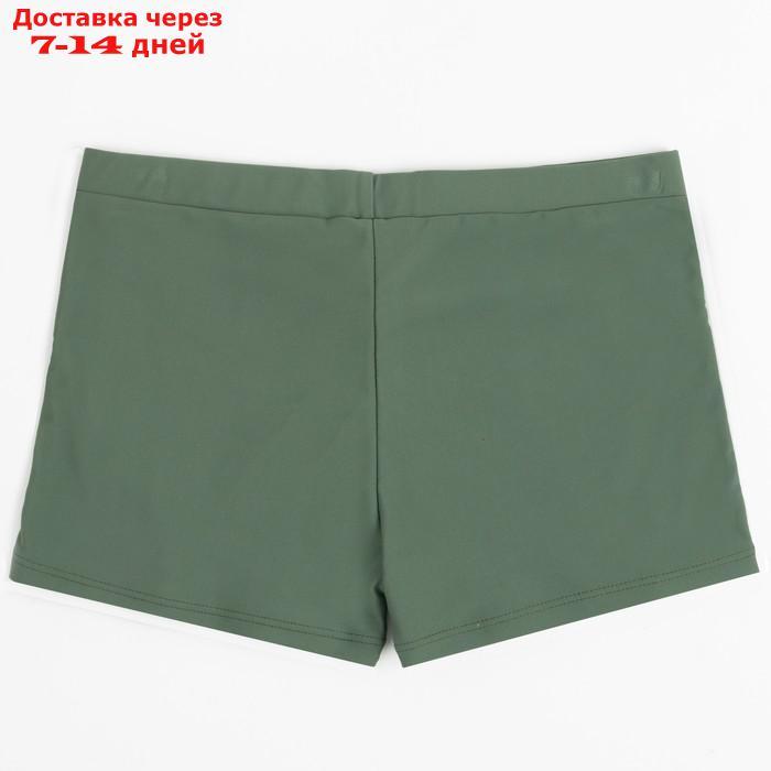 Купальные трусы для мальчика MINAKU "Спорт" цвет зелёный, рост 98-104 - фото 2 - id-p216142898