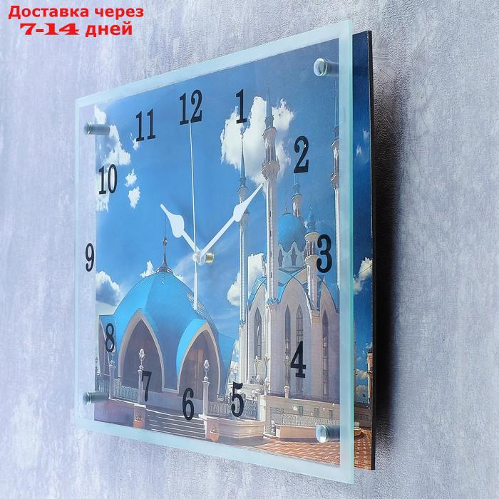 Часы настенные, серия: Город, "Казанская мечеть Кул Шариф", 30х40 см, микс - фото 2 - id-p216016197