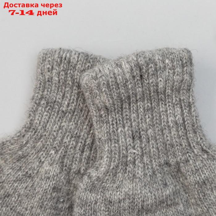 Перчатки женские из шерсти "Як" 04122 цвет серый, р-р 17-19 - фото 2 - id-p215606115