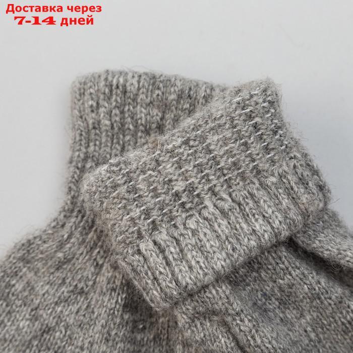 Перчатки женские из шерсти "Як" 04122 цвет серый, р-р 17-19 - фото 3 - id-p215606115