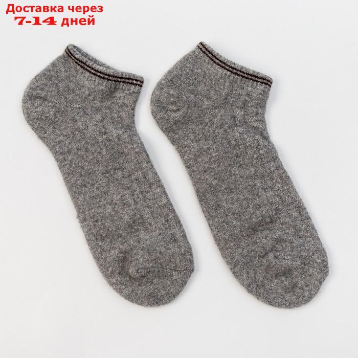 Носки мужские, цвет серый, размер 27 (40-42)