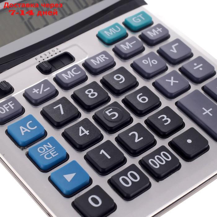 Калькулятор настольный, 16-разрядный, SDC-1216, двойное питание - фото 3 - id-p216017935
