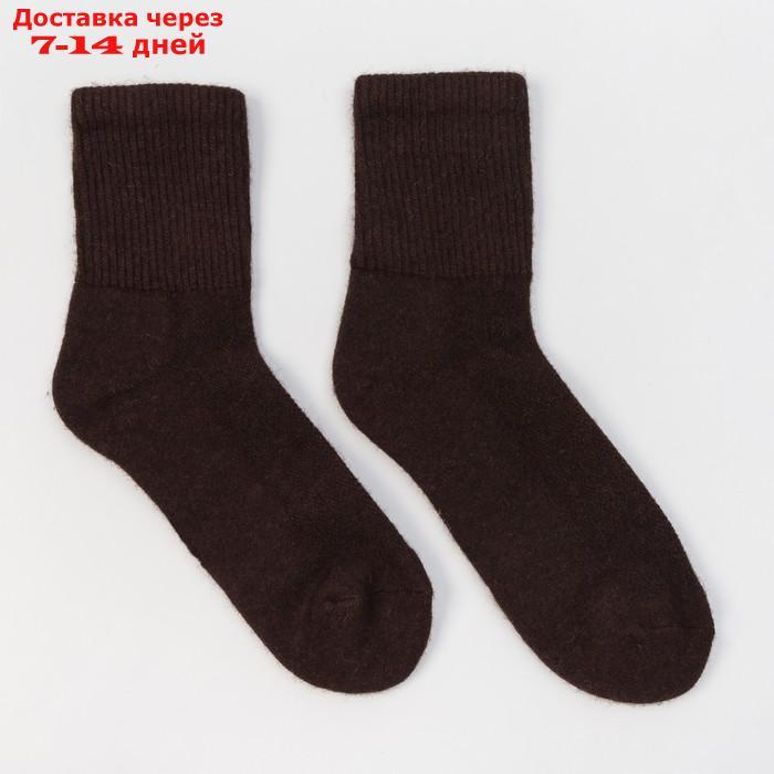 Носки мужские, цвет шоколадный, размер 29 (44-46)