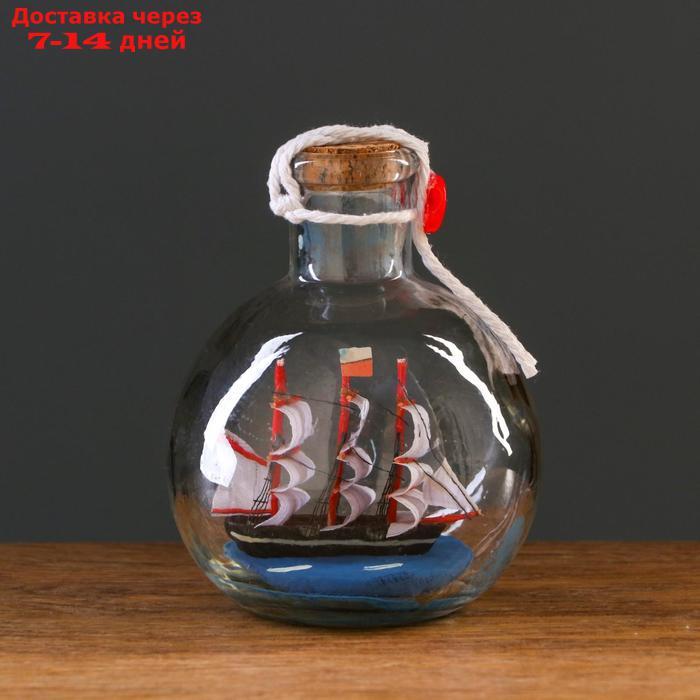 Корабль сувенирный, в бутылке, вертикальн. 9*10см - фото 2 - id-p216015278