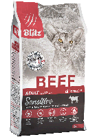 Blitz Sensitive Beef Adult Cats (говядина), 2 кг