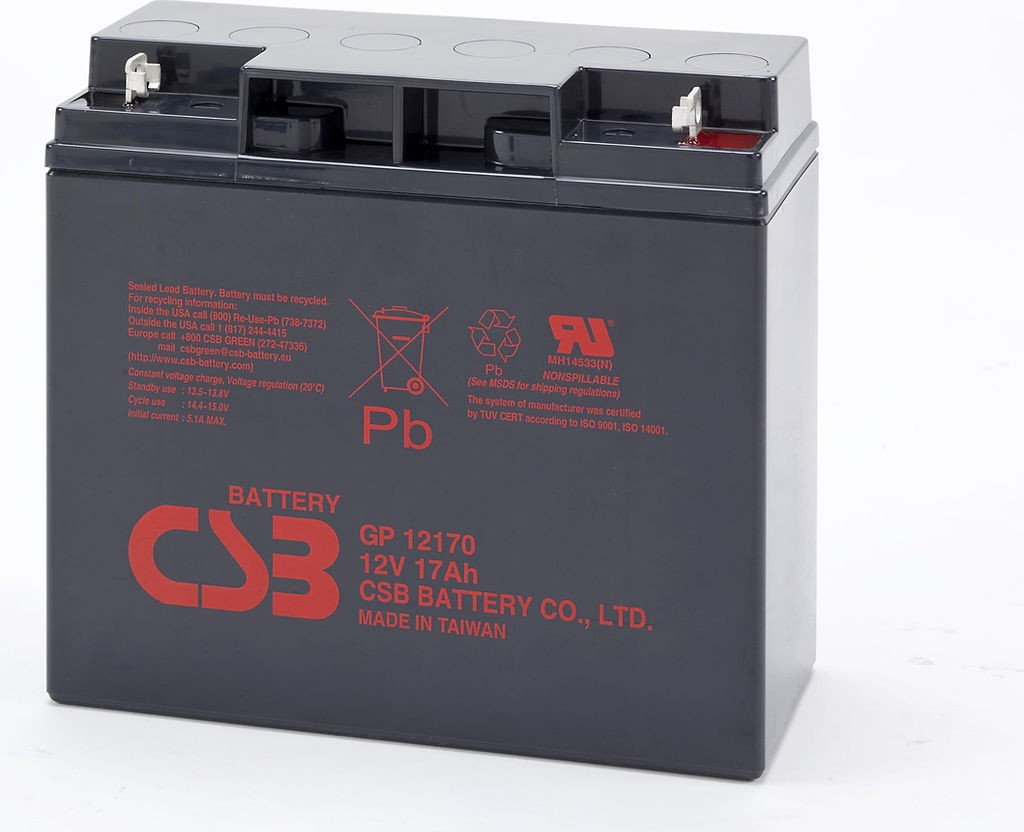 Аккумуляторная батарея для ИБП 12V 17Ah CSB GP-12170 B1 - фото 1 - id-p113809727