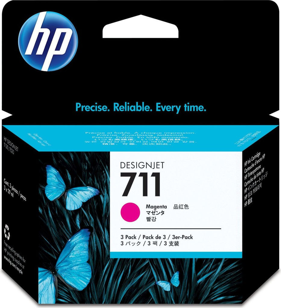 Струйный картридж HP CZ135A №711 3-pack - фото 1 - id-p216158901