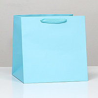 Пакет подарочный квадратный «BLUE» 30 х 30 х 30 см
