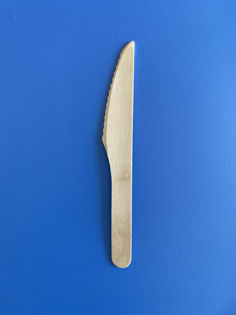 Нож деревянный одноразовый EKO GRILL 165мм, 120шт - фото 1 - id-p216160081