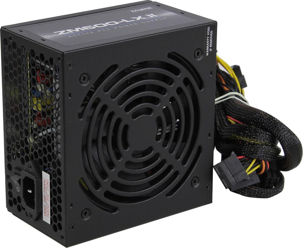 Блок питания 600W ATX; Zalman ZM600-LXII 12sm FAN