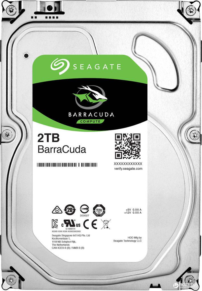 Жесткий диск SATA - 2TB Seagate ST2000DM008; Barracuda 7200rpm; 256Mb; SATA 3