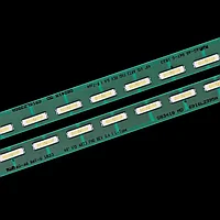 Светодиодная планка для подсветки ЖК панелей 49" V15 ART3 FHD REV04 (комплект 2 планки по 535мм, 45 светодиодо