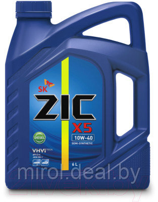 Моторное масло ZIC X5 Diesel 10W40 / 172660 - фото 2 - id-p216165617