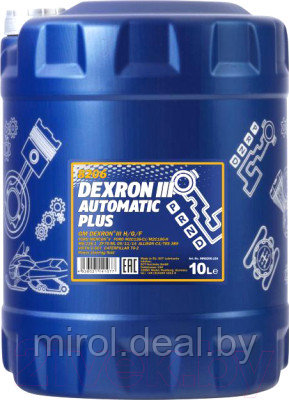 Трансмиссионное масло Mannol ATF Dexron III / MN8206-10 - фото 1 - id-p216165279