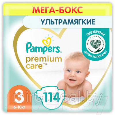 Подгузники детские Pampers Premium Care 3 Midi - фото 1 - id-p216165730