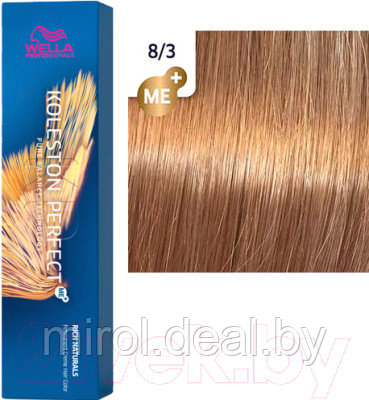 Крем-краска для волос Wella Professionals Koleston Perfect ME+ 8/3 - фото 1 - id-p216167622