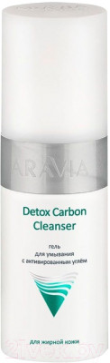 Гель для умывания Aravia Professional Detox Carbon Cleanser с активированным углем - фото 1 - id-p216172736