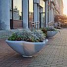 Цветочница  бетонная "Клевер" 1080х370мм, фото 2