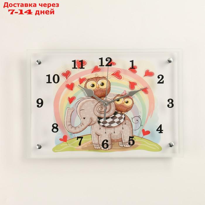 Часы настенные, серия: Детские, "Слоненок", 25 х 35 - фото 1 - id-p216143658