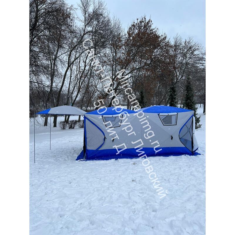Мобильная баня. Трехслойная палатка куб для зимней рыбалки Mircamping, арт. 2023 - фото 8 - id-p216199264