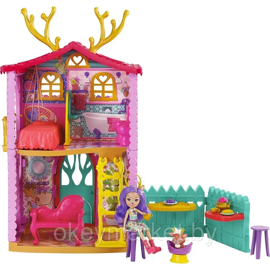 Набор игровой Enchantimals Домик Данессы Оленни обновленная версия GYJ18, фото 2