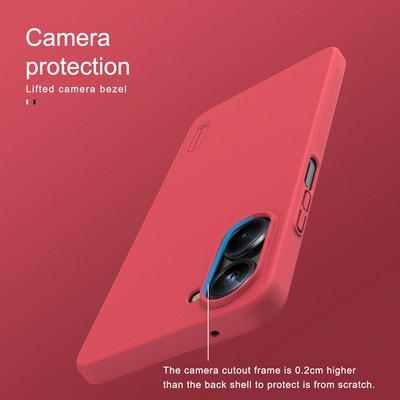 Пластиковый чехол Nillkin Super Frosted Shield Черный для Realme 10 Pro 5G - фото 4 - id-p216199984