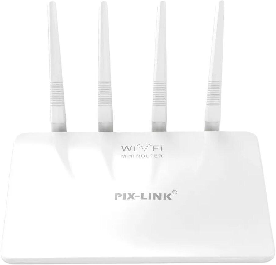 Wi-Fi Роутер Pix-Link LV-WR21Q, 300 Mb/s, 2.4G - фото 2 - id-p216206267