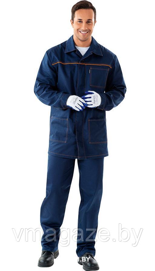 Костюм рабочий Байкал-1 с брюками (цвет темно-синий) - фото 1 - id-p216208902