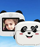 Детский фотоаппарат с моментальной печатью и Wi-FI  Панда, фотокамера, фото 9