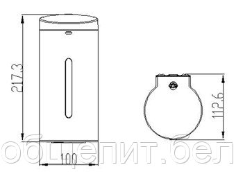 Дозатор сенсорный для жидкого мыла Ksitex ASD-650M, (650 мл) - фото 4 - id-p216212312