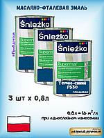 Эмаль Снежка масляно-фталевая 3штх800мл