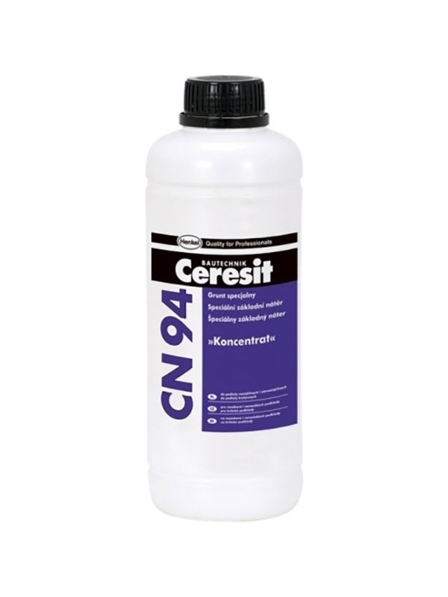 Грунтовка Ceresit CN94 1л концентрат 1к3 - фото 7 - id-p216215125